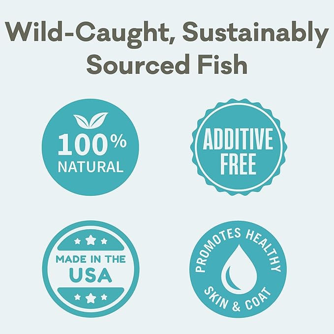 Polkadog Crunchy Alaskan Cod & Salmon Chips Variety 2-Pack – Single Ingredient Dog Treats – All Natural, Grain-Free, Lean Protein & Omega-3 Rich Snacks for Dogs – Made in USA - 2.75 oz (Pack of 2)