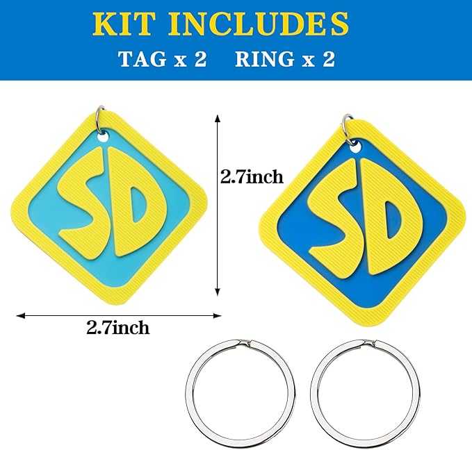 Dog Halloween Costumes, Pet Costumes, 2 Pack SD Collar Tags for Large Small Medium Big Extra Large XS XL XXL Pet Puppy Dog, Halloween Decorations for Pet Puppy