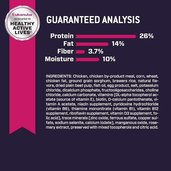 Eukanuba Puppy Large Breed Dry Dog Food, 30 lb Bag