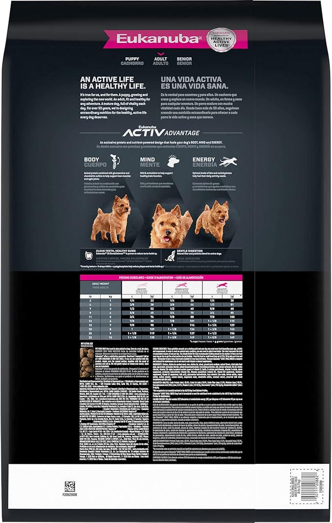 Eukanuba Adult Small Breed Dry Dog Food, 4.5 lb Bag