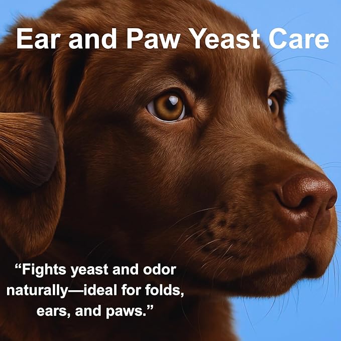 Sit. Stay. Forever. Dry Shampoo for Dogs & Cats – Organic Dry Bath Powder, Talco para Perros, Hypoallergenic, Odor Control for Smelly Dogs, No-Rinse, Anti-Itch, Safe & Natural, Made in The USA, 28 oz