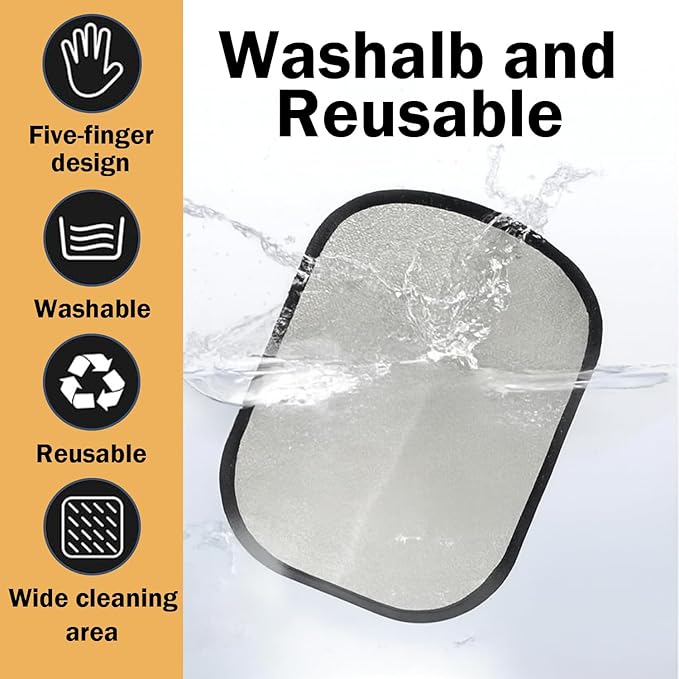 Pet Hair Removal Glove with Electrostatic Technology, Pet Hair Gloves for Dogs and Cats, Washable Pet Hair Remover Tool for Sofas, Carpets, Car Seats and Bedding