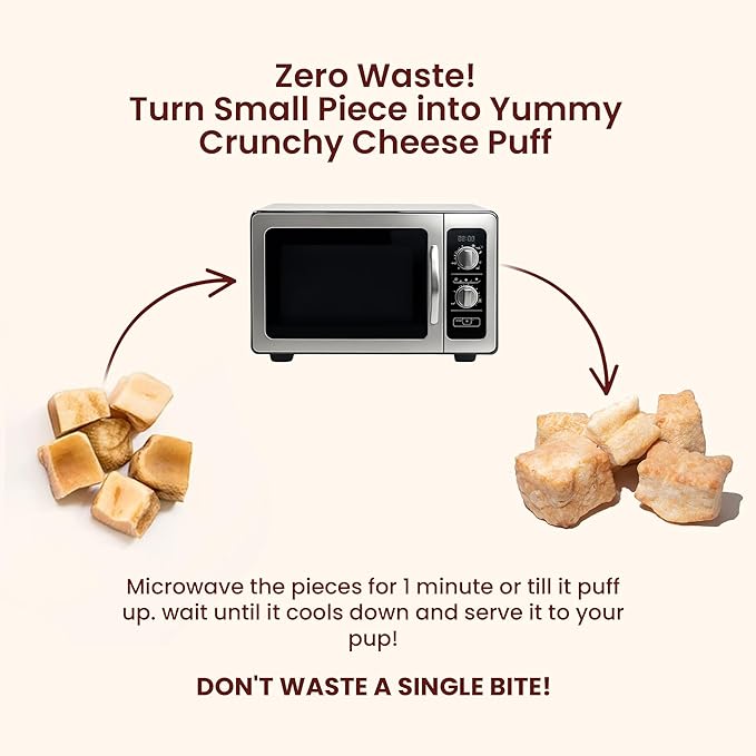 Authentic Himalayan Yak Cheese for Dogs - Mega (Pack of 1) - Sourced from Pristine Himalayan Foothill, Rawhide-Free, NO preservatives