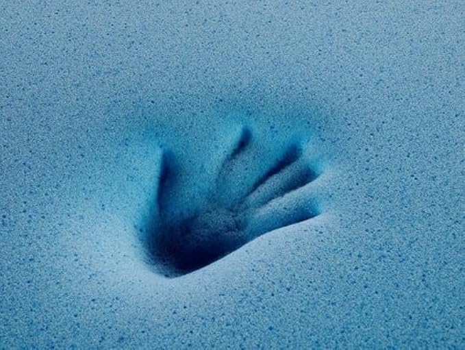 Dogbed4less True Orthopedic Memory Foam Dog Bed with Waterproof Liner for Medium to Large Pet, Heavy Duty Denim in Brown External Cover, Gel Cooling Human Grade XL 40"X35"X4" Pad