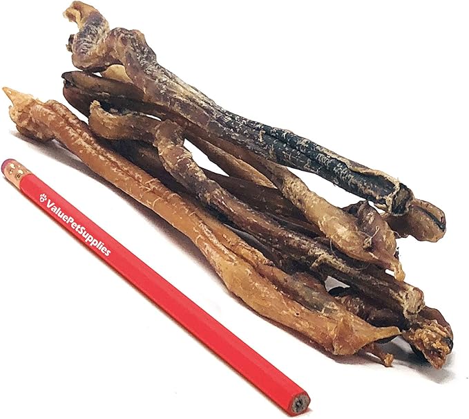 ValueBull Lamb Pizzle Sticks, 40 Count - Natural Dog Treats, Grass-Fed