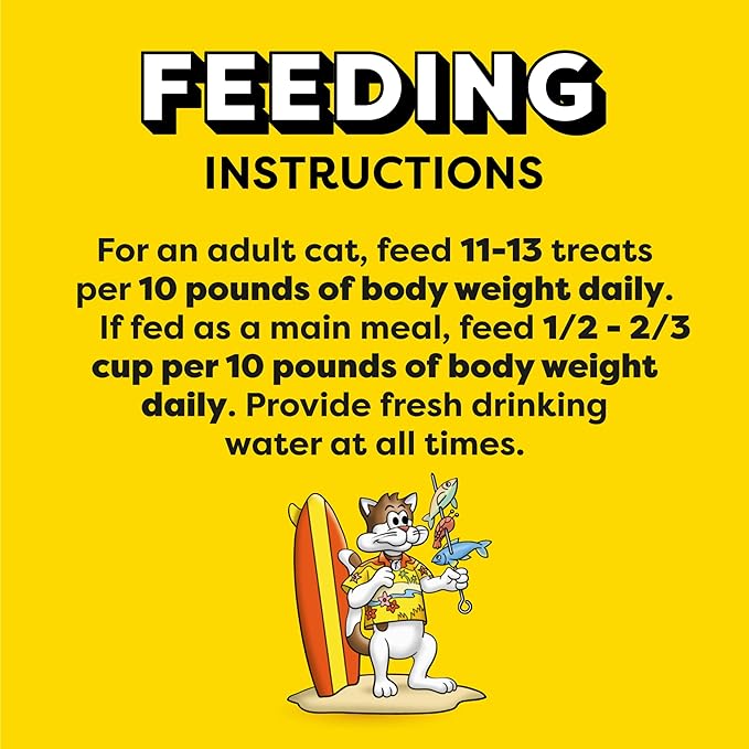 Temptations MixUps Surfer's Delight Flavor Crunchy and Soft Cat Treats, 3 oz. Pouch (Pack of 12)