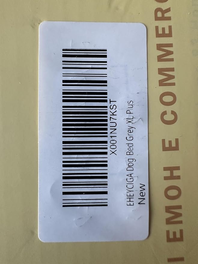 EHEYCIGA Orthopedic XL Dog Beds for Extra Large Dogs with Removable Washable Cover for Crate, Grey, 41x27