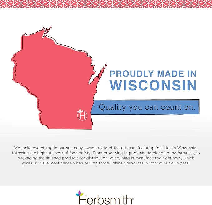 Herbsmith Senior Dog Wisdom – Dog Dementia Supplement – DHA for Senior Dog Brain Health - Senior Supplement for Dogs- 150g