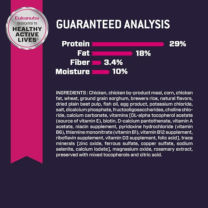 Eukanuba Puppy Medium Breed Dry Dog Food, 16 lb