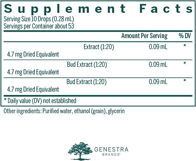 Genestra Brands Defense-gen | Dog Rose, Black Alder, and Silver Birch Herbal Supplement | 0.5 fl. oz.