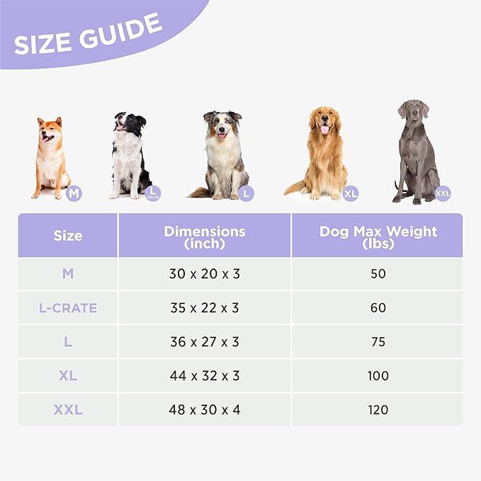 LE SURE Outdoor Waterproof Dog Bed for Extra Large Dogs, XL Orthopedic Egg Crate Foam Pet Bed with Oxford Fabric Surface and Removable Washable Cover, Pet Mat 44''x32'', Green