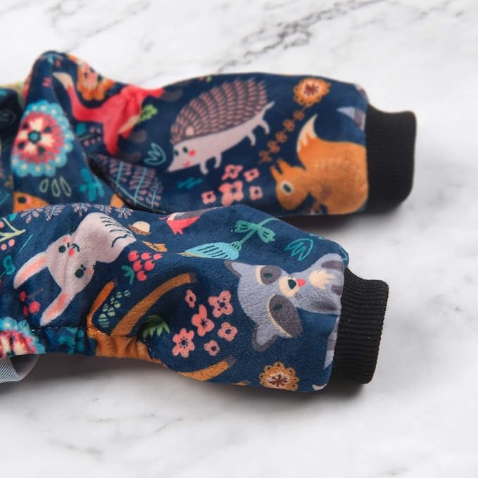 CuteBone Small Dogs Outfit Soft Puppy Onesies Pjs Dog Pajamas Pet Coat Cat Apparel Comfy Doggie Jumpsuit Bodysuit for All Seasons P75XXL