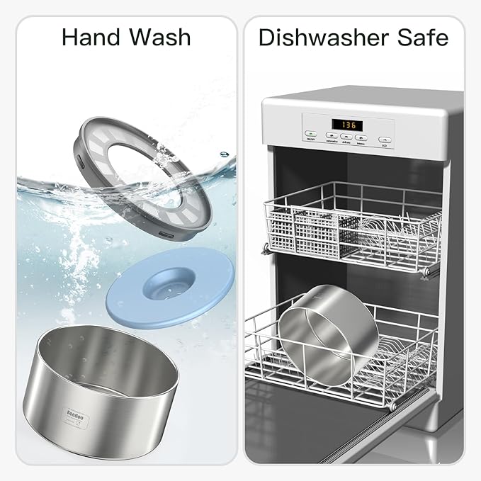 1Gallon No Spill Water Bowl for Dogs, Double-Wall Stainless Steel with Splash-Proof Paws Lid and Floating Disk, Non-Slip Base, Easy to Clean Slow Water Feeder for Large Medium Dogs