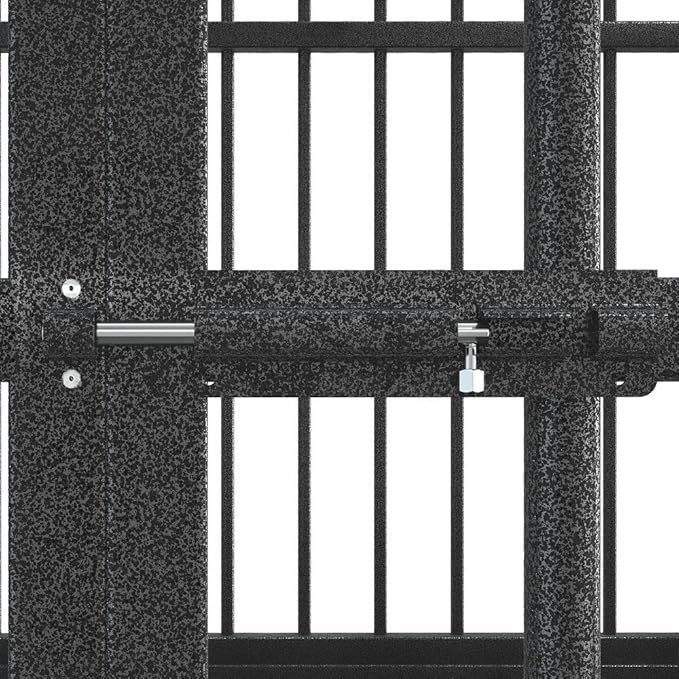 42" Furniture Dog Crate for Large Dogs, Heavy Duty Dog Kennel Indoor with Removable Crate Trays, Wheels and Stylish Wooden Top, Extra Large XL XXL Dog Cage