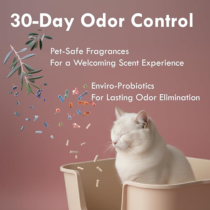 Lady N Granular Tofu Cat Litter Mini-Pellet Compatible with Automatic Self-Cleaning Cat Litter Box, Premium Clumping Ultra Absorbent, Low Tracking, Odor Control 9lb Yosemite Scent