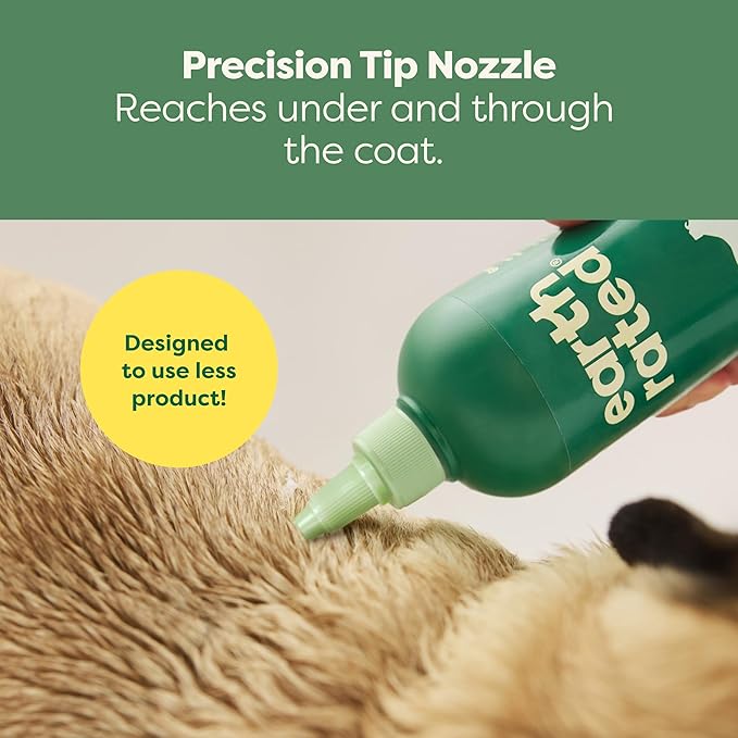 Earth Rated 3-in-1 Soothing Dog Shampoo and Conditioner, Deodorizing Oatmeal Shampoos for Dogs and Puppies, Great for Smelly Pets, White Tea and Basil Scent, 16 oz