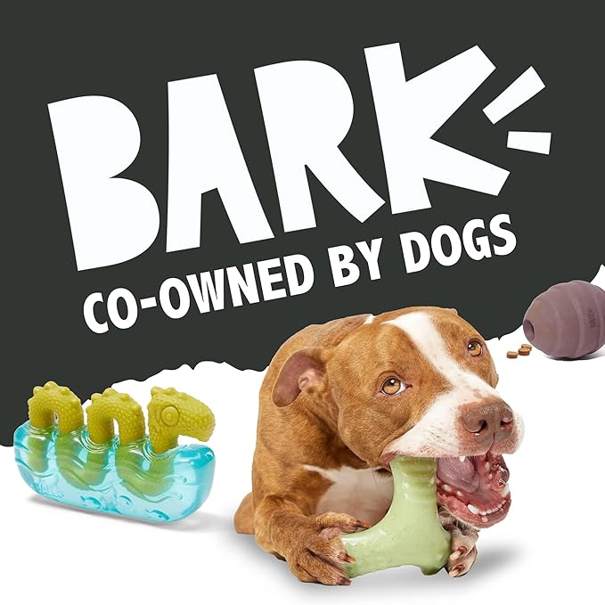 Barkbox Treat Meat Hot Dog Dog Toy | Bacon-Scented Rubber Chew Toy for Medium Dogs | Durable Dog Toys for Aggressive Chewers & Puppy Teething Toys