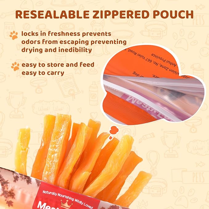 Sweet Potato Dog Treats for Small Medium & Large Dogs, Single Ingredient Healthy Natural Low Fat Dog Chews, Vegan Soft Puppy Training Snacks, Grain Free Rawhide Free Gluten Free, 10.58oz