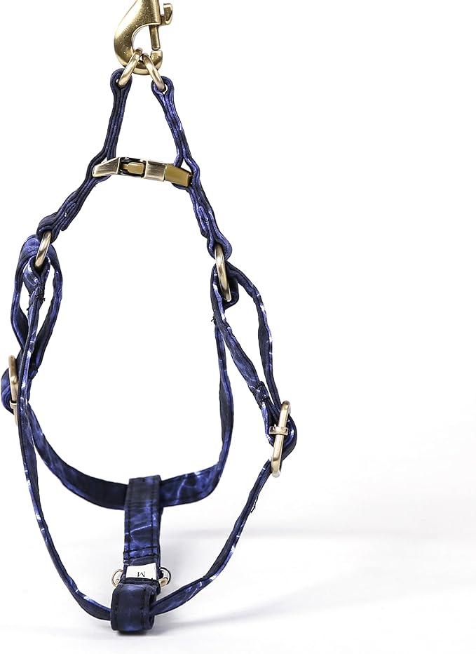 Angie and Allie Organic Cotton Personalized Step in Dog Harness,Custom Dog Halter Vests,Adjustable No Pull Canine Halter Harness for Small Medium Large Dogs