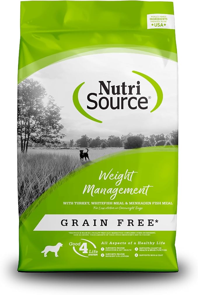 Nutrisource Grain Free ( Turkey ) Weight Management Dog Food 5Lb