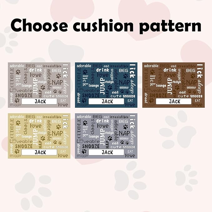 Personalized Dog Cat Food Mat Waterproof Non Slip Pet Bowl Name Mat Absorbent Quick Dry Custom Feeding Mat for Floors