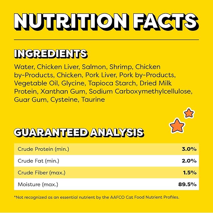 Temptations Creamy Puree Mix-Ups Squeezable Lickable Wet Cat Treats, Seafood Medley Flavor, 0.42 oz. Tubes, 16 Count