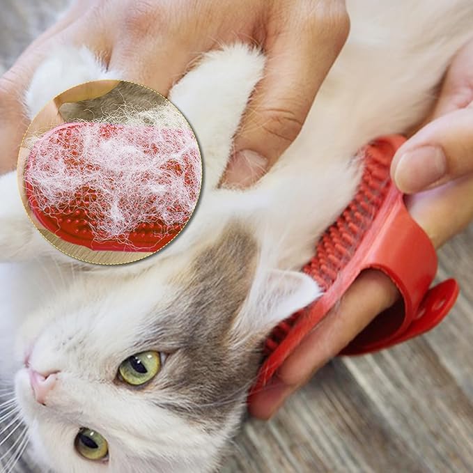 4 Colors Cat Self Groomer Brush Silicone Combs for Indoor Face Scratcher Adjustable Wall Mounted Corner Massage Comb