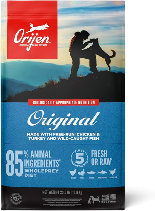 ORIJEN Grain Free High Protein Dry Dog Food Original Recipe 23.5lb Bag