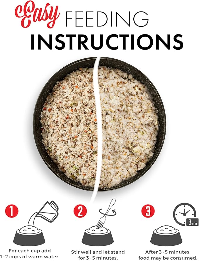 Grandma Lucy's Artisan Dog Food, Grain Free and Freeze-Dried - Artisan Venison, 3Lb Bag