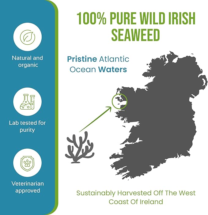 Caniclean Tartar Remover for Dogs - Seaweed for Dogs Teeth to Remove Plaque and Freshen Stinky Dog Breath - 3.5oz/100g