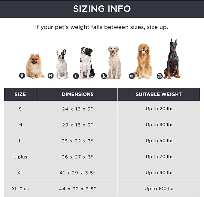 Bedsure Memory Foam Dog Beds Large Sized Dog - Orthopedic Pet Beds for Crate with Removable Washable Cover and Nonskid Bottom, Plush Flannel Fleece Top Pet Mat, Khaki