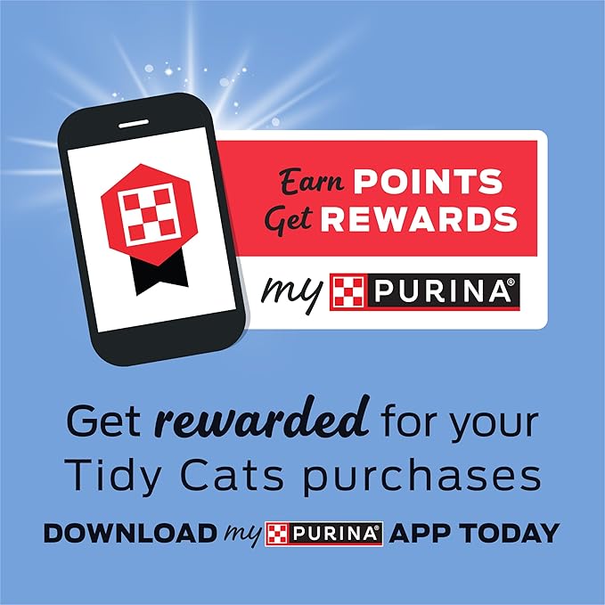 Purina Tidy Cats Lightweight Free and Clean Unscented, Multi-Cat, Clumping, 99.9 Percent Dust Free Cat Litter - 12 lb. Box