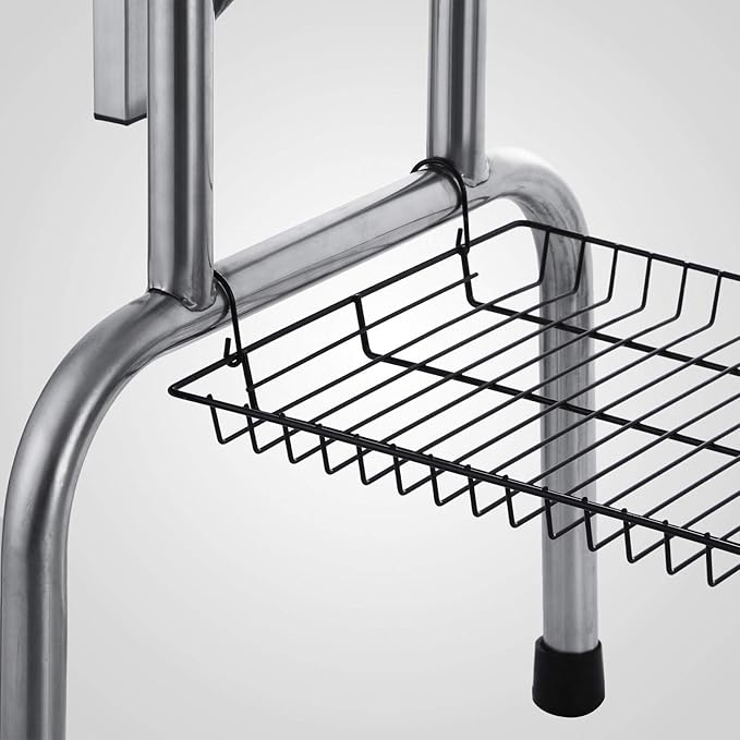 46 Inch Dog Grooming Table, Adjustable Height Pet Grooming Table with Armrest, Ropes and Mesh Tray, Suitable for Home and Dog Washing Station