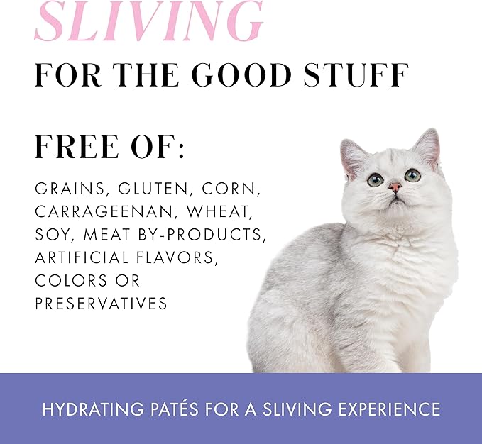 Weruva Paris Hilton Pamper Like Paris Natural Grain Free Wet Cat Food, Slay The Paté Variety Pack, 2.47oz Can (Pack of 12)