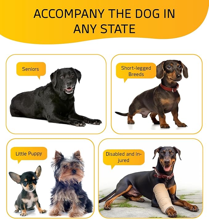 Dog Stairs for High Bed, Dog Steps for Bed Couch Sofa, 35D Foam Extra Wide Pet Steps for Small Dogs and Cats, Pet Stairs with Non-Slip Bottom Grey, 4 Steps