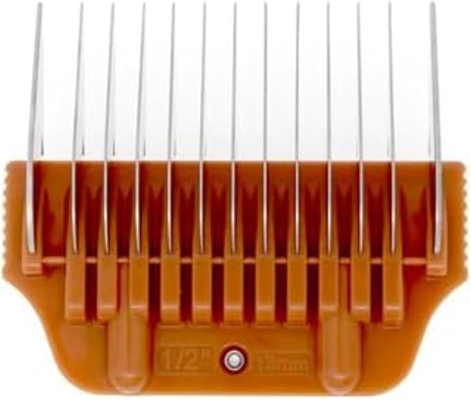 13MM 1/2" Cut Wide Clipper Guard Attachment for A5 Type Blade | Stainless Steel Blade for Professional Groomers and Stylist | Snap-On/Off Design