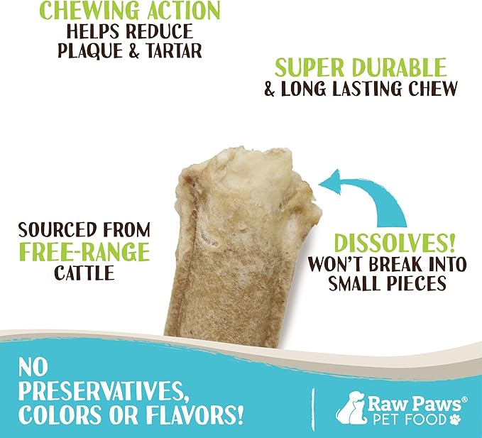 Raw Paws 10-inch Compressed Rawhide Sticks for Dogs, 20-ct - Pressed Rawhide Chews for Large Breeds & Medium Dogs - Safe Raw Hide Rolls - Natural Dog Chew Long Lasting for Aggressive Chewers