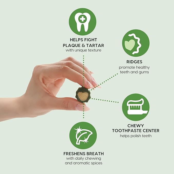 Ark Naturals Soft Brushless Toothpaste, Dog Dental Chews for Small Breeds, Freshens Breath, Unique Texture Helps Reduce Plaque & Tartar, 12oz, 1 Pack