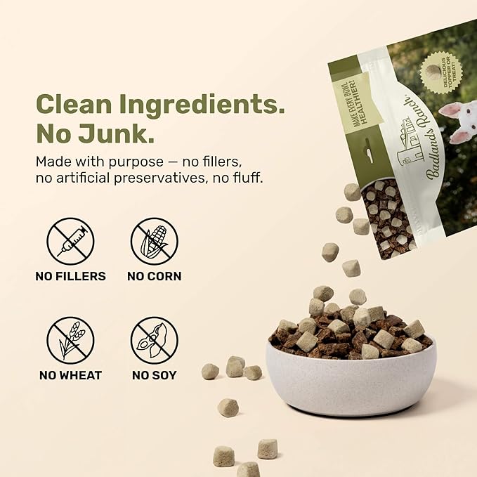 Superfood Nuggets- Premium, Freeze-Dried raw Dog Food Topper or Treat. Powerful Nutrient-Dense Ingredients. No Artificial additives. Beef Tripe and Kale Formula 8oz - 4pk Bundle