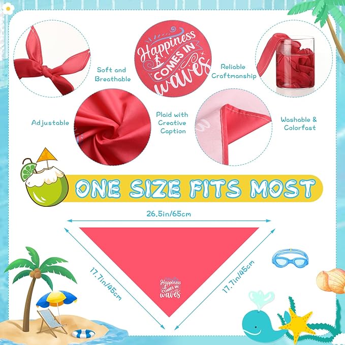 100 Pcs Dog Bandana Bulk with Sayings Summer Pet Triangle Scarf Bibs Washable Puppy Kerchief Adjustable Grooming Supplies for Small Medium Large Dog Cat Costume Accessories