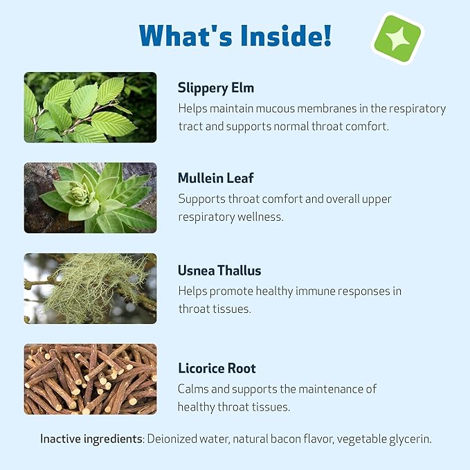 Pet Wellbeing Throat Gold for Cats - Supports Occasional Cough & Throat Discomfort, Healthy Airway, Mucilage Herbs - Vet-Formulated Herbal Supplement - 4 oz (118 ml)