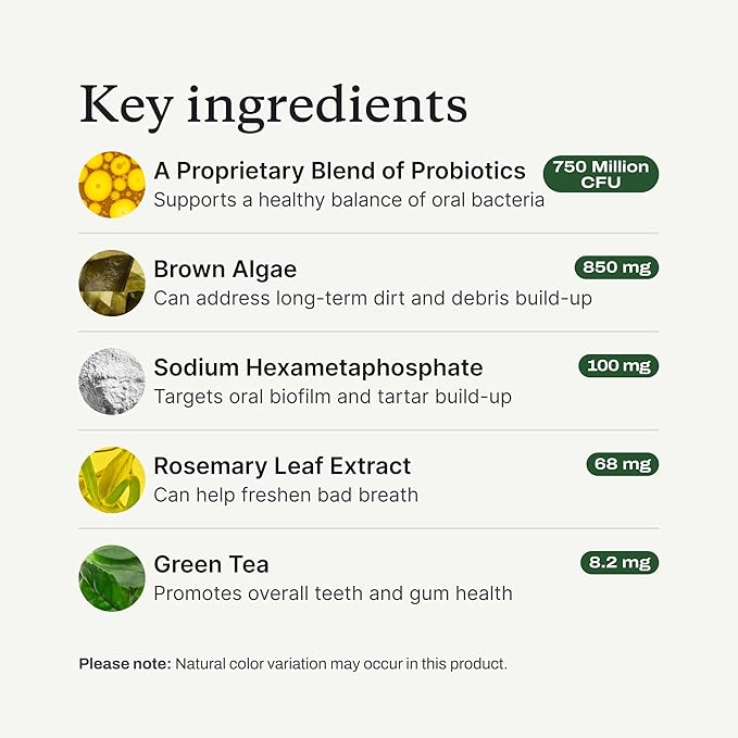 PetLab Co. ProBright Dental Powder - Dog Breath Freshener - Teeth Cleaning Made Easy – Targets Tartar & Bad Breath - Formulated for Medium Size Dogs - Packaging May Vary