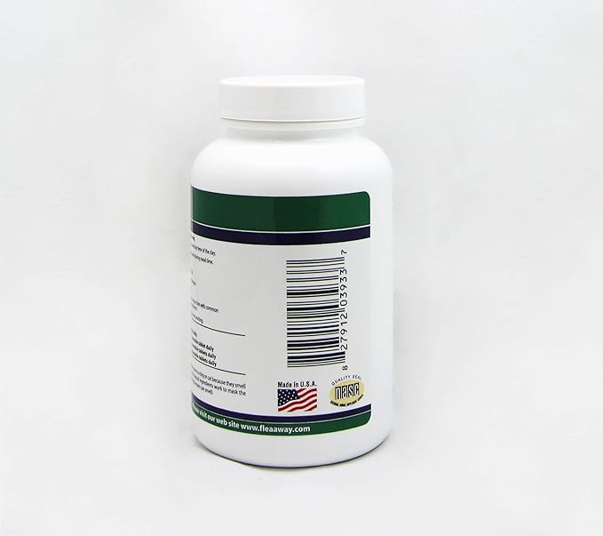 All Natural Supplement for Fleas, Ticks, and Mosquitos Prevention for Dogs and Cats, 100 Chewable Treat Tablets, Single