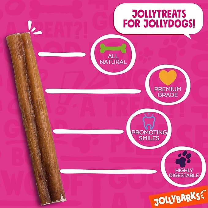 Bully Sticks for Small Dogs | All Natural, Single Ingredient Bully Sticks for Puppies to Medium Dogs (6" Stnd - 5pk)