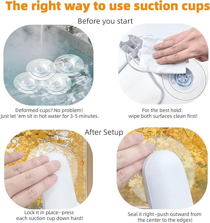 Cat Window Perch, Cordless Foldable Cat Hammock Bed with 4 Suction Cups, Embeded Machine Washable Bed for Indoor Cats, Strong Metal Frame Holds 40lbs (Beige,Cotton Binding)