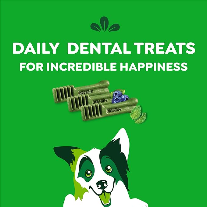 Greenies Regular Dental Dog Treats, 3-Flavor Variety Pack, (3) 12 oz. Pouches, 36 Total Treats