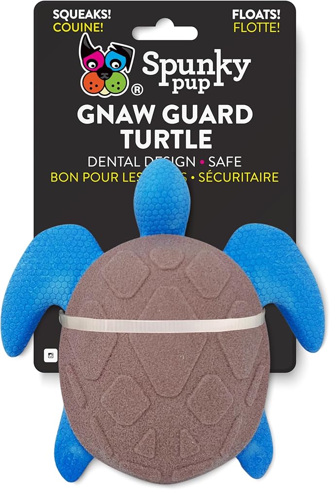 Gnaw Guard Squeaky Toy, Sea Turtle