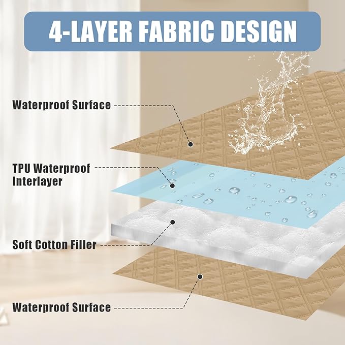 Smiry Waterproof Dog Blanket, Reversible Dog Bed Cover Pet Blanket, Soft Pet Couch Covers for Sofa Washable, Bed Couch Sofa Furniture Protector for Puppy Cat Kids (40"x80", Camel/Camel)