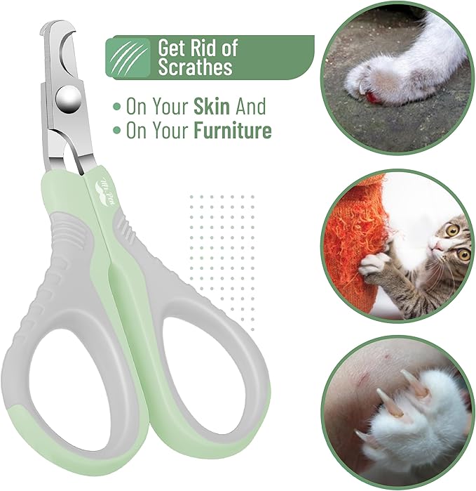 Mr. Pen- Cat Nail Clipper, Pastel Green, Cat Nail Trimmer, Cat Nail Clippers, Cat Claw Clippers, Cat Clippers for Nails, Pet Nail Clippers, Kitten Nail Clipper, Small Dog Nail Clipper Cat Claw Trimmer