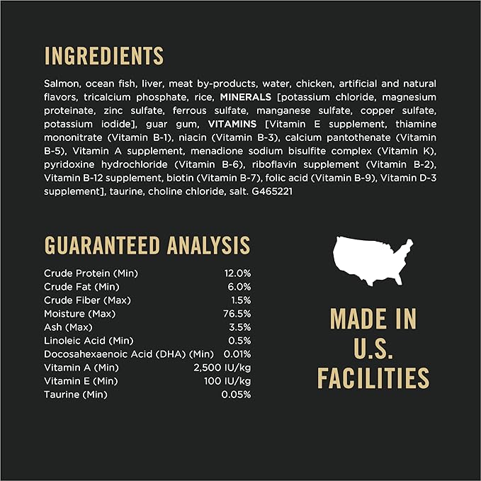 Purina Pro Plan Wet Kitten Food Pate, Salmon and Ocean Fish Entree - (Pack of 24) 3 oz. Pull-Top Cans